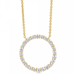 1 1/2 CT COLORLESS FLAWLESS CIRCLE SHAPED PENDANT CFPAR.150-Y