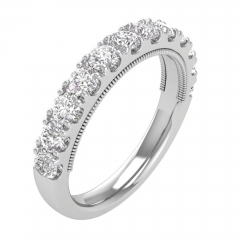 1 CTW COLORLESS FLAWLESS WEDDING BAND CFWB125.100-R