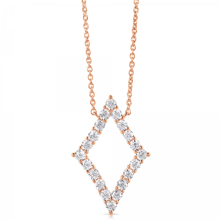 1/2 CT COLORLESS FLAWLESS DIAMOND SHAPED PENDANT CFPAD.50-R