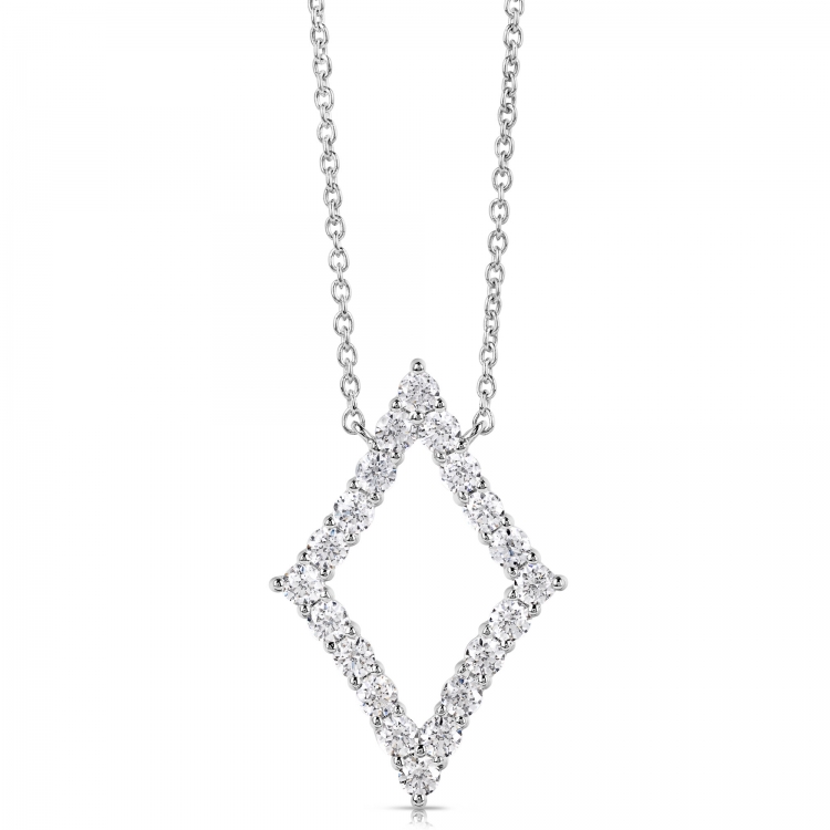 1/2 CT COLORLESS FLAWLESS DIAMOND SHAPED PENDANT CFPAD.50-W