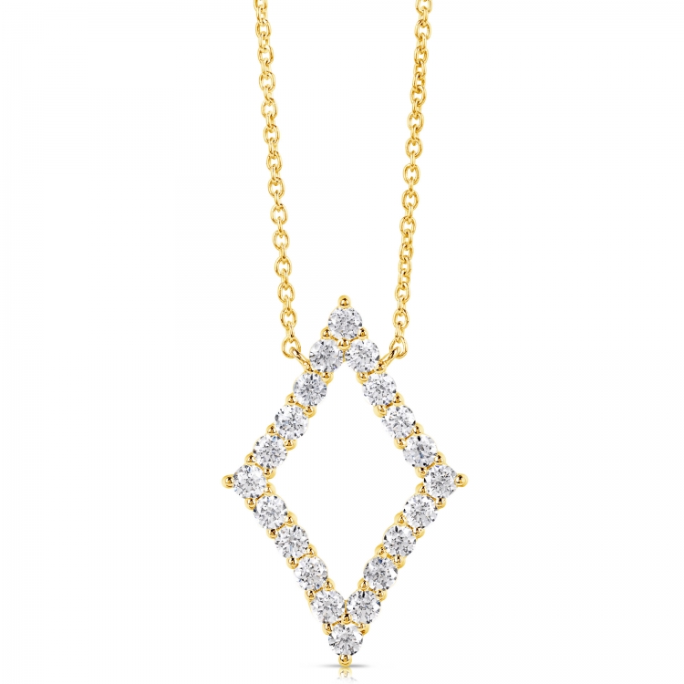 1/2 CT COLORLESS FLAWLESS DIAMOND SHAPED PENDANT CFPAD.50-Y