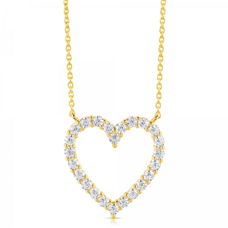 1/2 CT COLORLESS FLAWLESS HEART SHAPED PENDANT CFPAH.50-Y