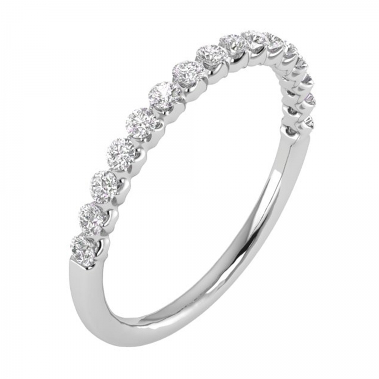 1/4 CTW COLORLESS FLAWLESS WEDDING BAND CFWB126.25-R