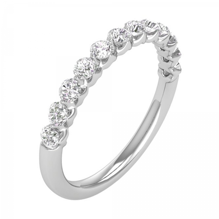 1/2 CTW COLORLESS FLAWLESS WEDDING BAND CFWB126.50-R