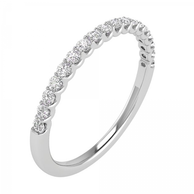 1/4 CTW COLORLESS FLAWLESS WEDDING BAND CFWB127.25-R