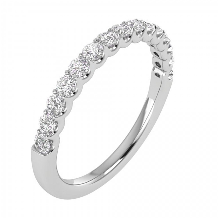 1/2 CTW COLORLESS FLAWLESS WEDDING BAND CFWB127.50-R