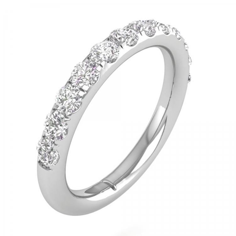 1 CTW COLORLESS FLAWLESS WEDDING BAND CFWB128.100-R