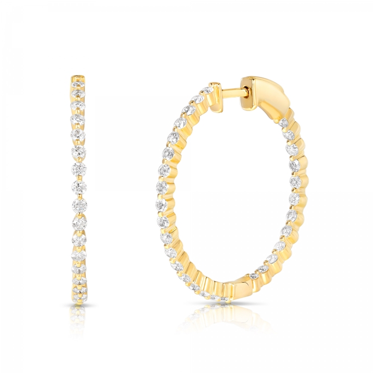 PREMIER LARGE SHARED SINGLE PRONG HOOPS HA4086-Y